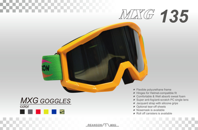 lunettes de moto teintées lentille-MXG135