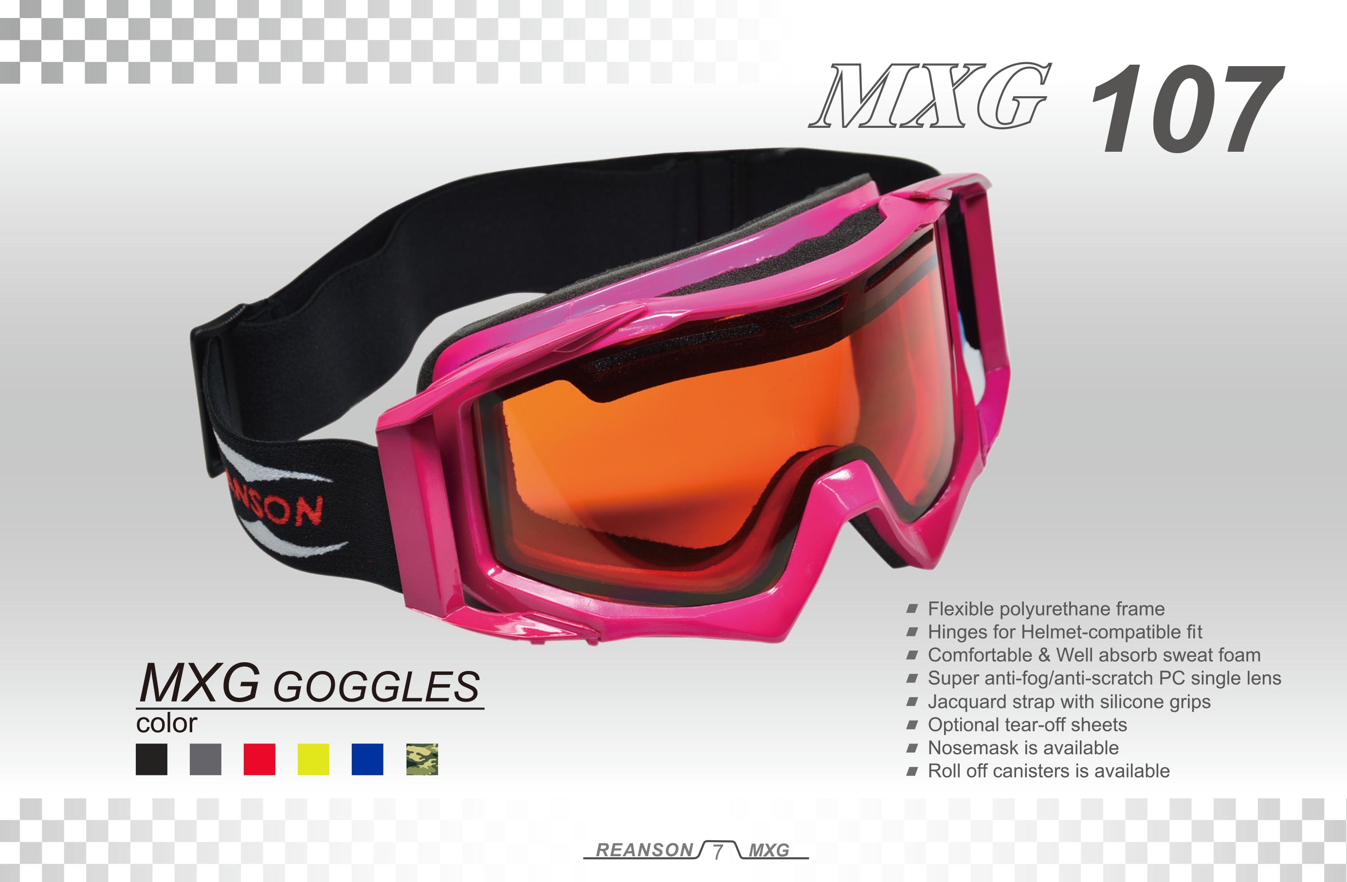 lunettes de moto sur lunettes-MXG107