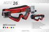 lunettes de motocross colorées populaires-MXG26